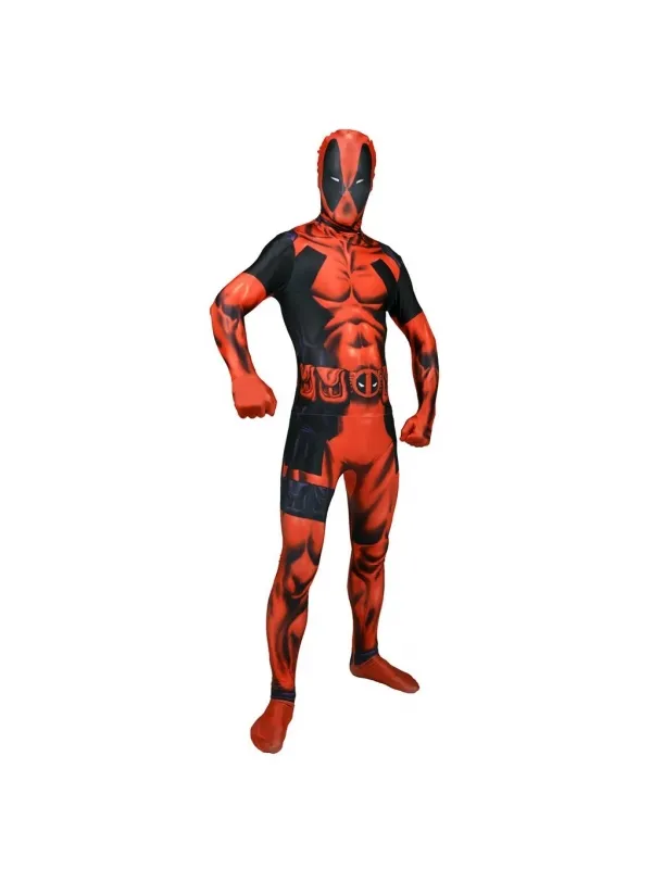 Déguisement seconde peau Deadpool pour homme